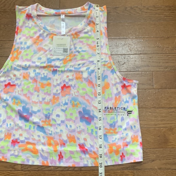 Fabletics Women's Dry-Flex Muscle Tank Size - M - New Wave Floral - Picture 7 of 11
